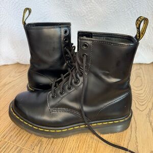 Dr. Martens Black Leather Boots